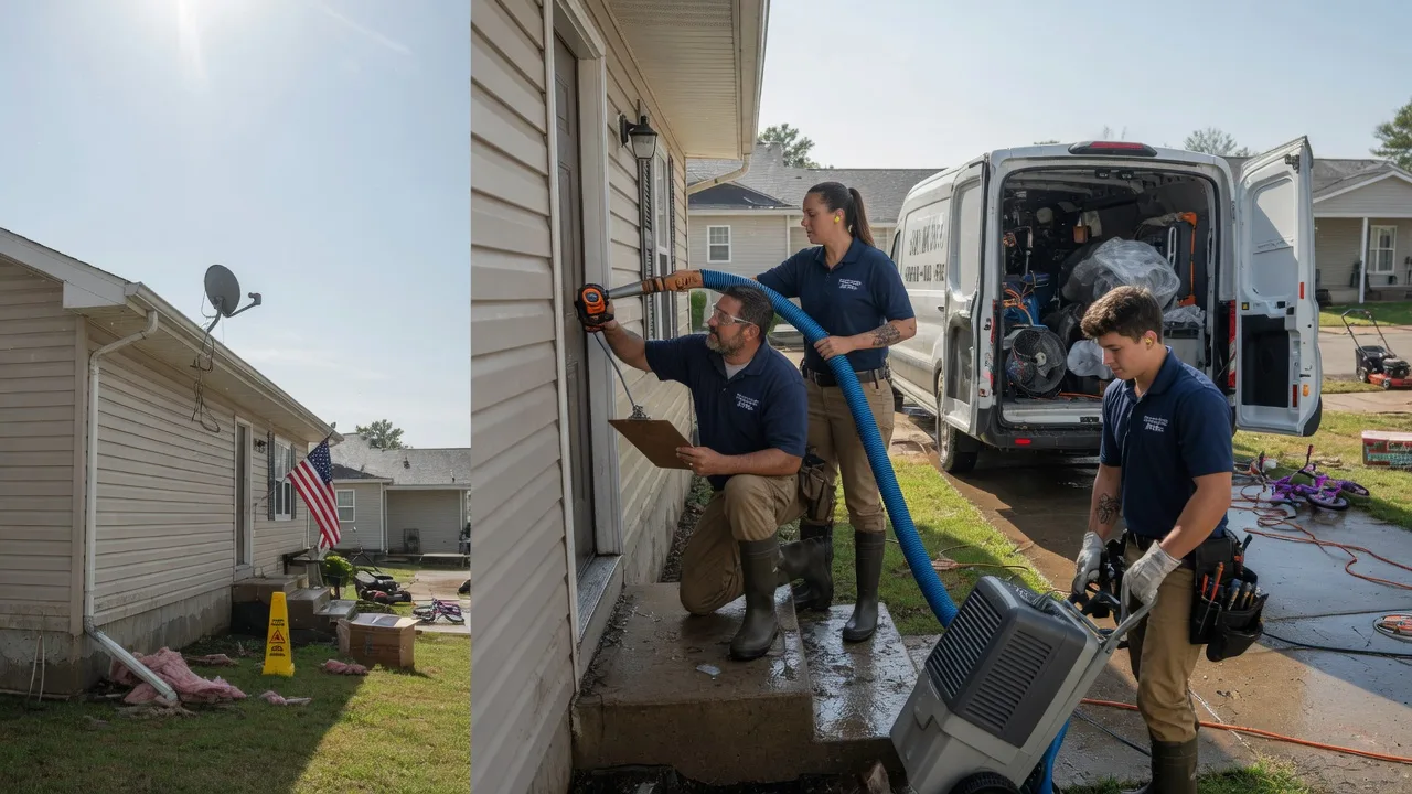 Ceiling Water Damage Restoration in Makanda, IL near me